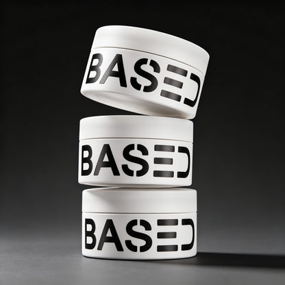 BASED Hair Clay for Men, Premium Hair Clay with Strong Hold, Texturizing Finish, & Low Shine