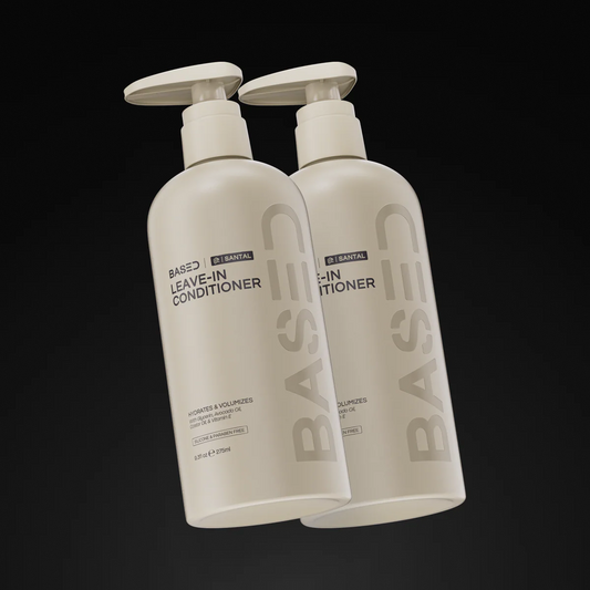 BASED Leave-In Conditioner, Instant Frizz Control, Hydrates & Nourishes Hair, Premium Leave-In Conditioner for Men