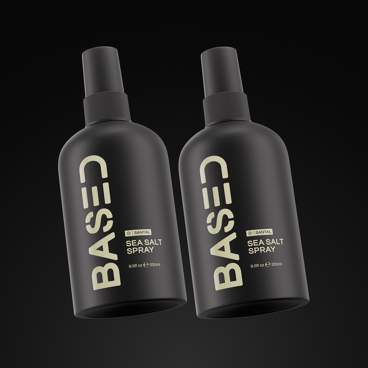 BASED Sea Salt Spray, Natural Finish Sea Salt Spray for Hair, Volume & Texture, Infused with Kelp & Vitamin B5, Light & Non-Greasy