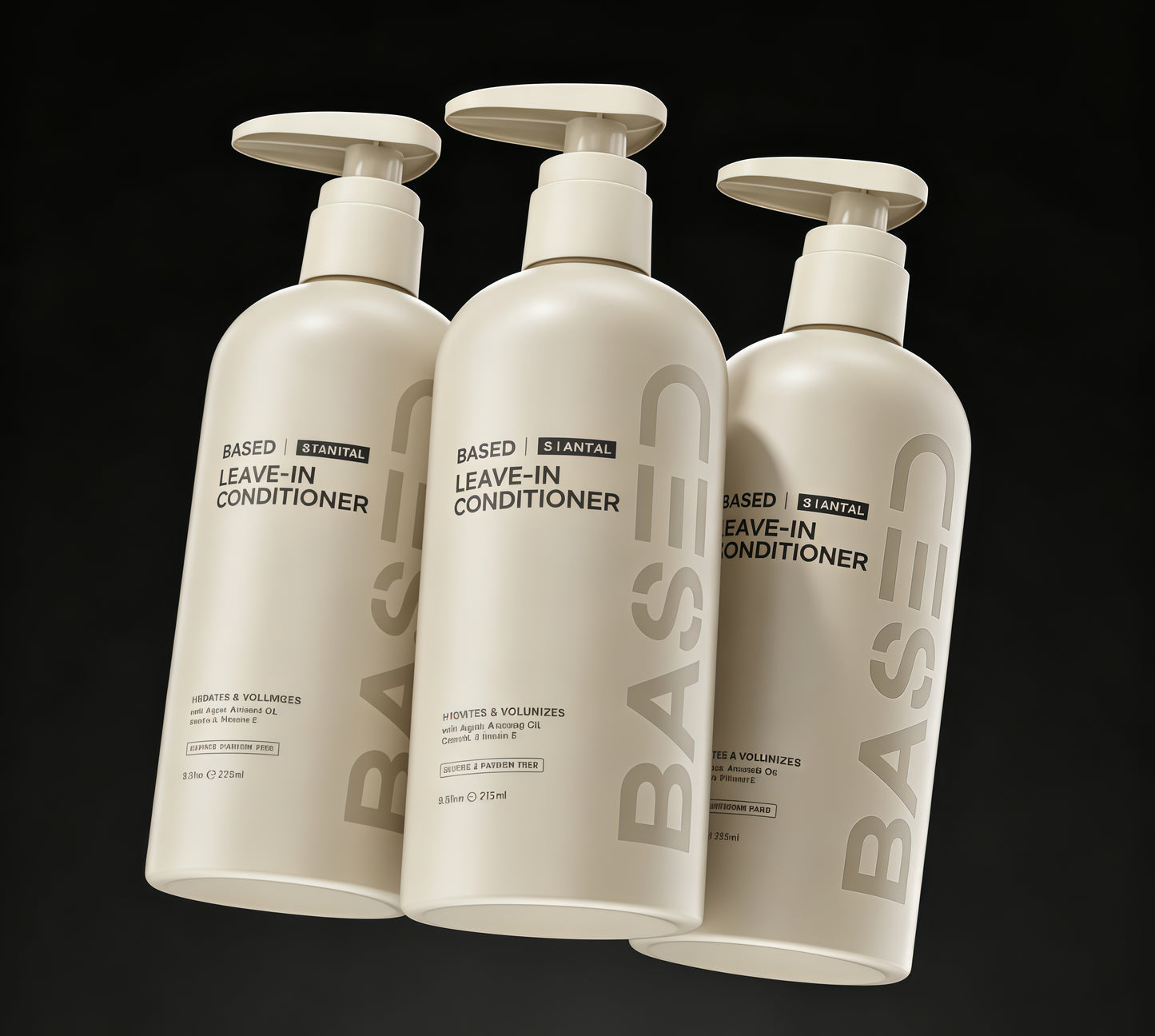 BASED Leave-In Conditioner, Instant Frizz Control, Hydrates & Nourishes Hair, Premium Leave-In Conditioner for Men